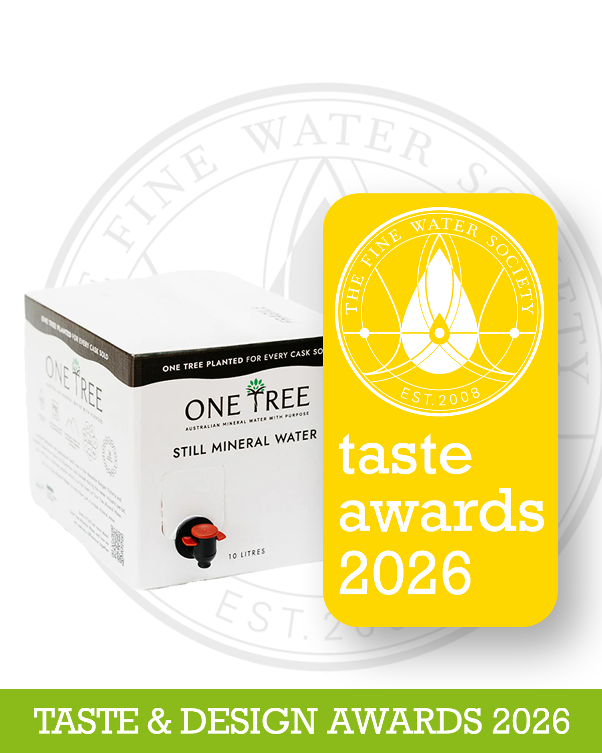 One Tree Wins Gold at the 2026 Montreal Fine Waters Taste Competition